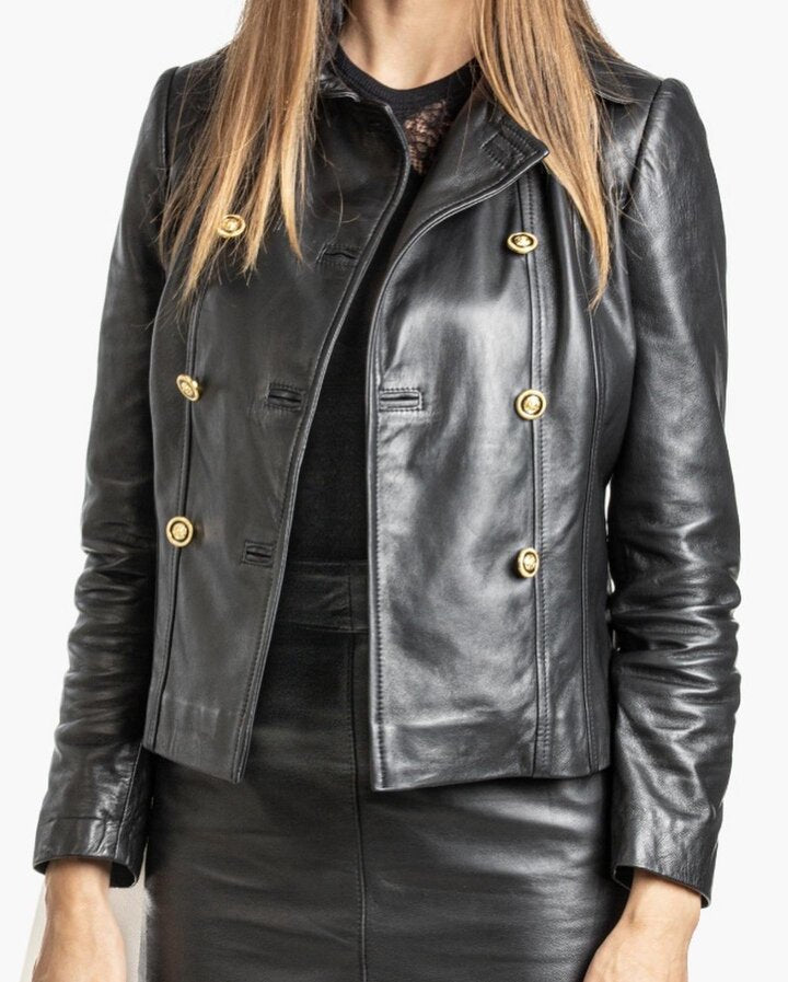 giacca in pelle Made in Italy