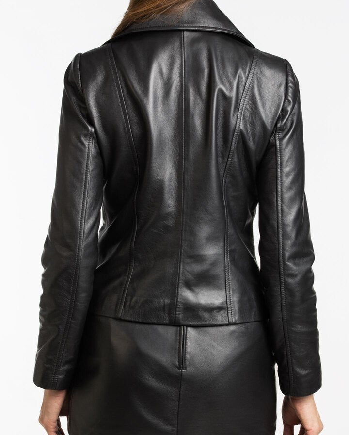 giacca in pelle donna